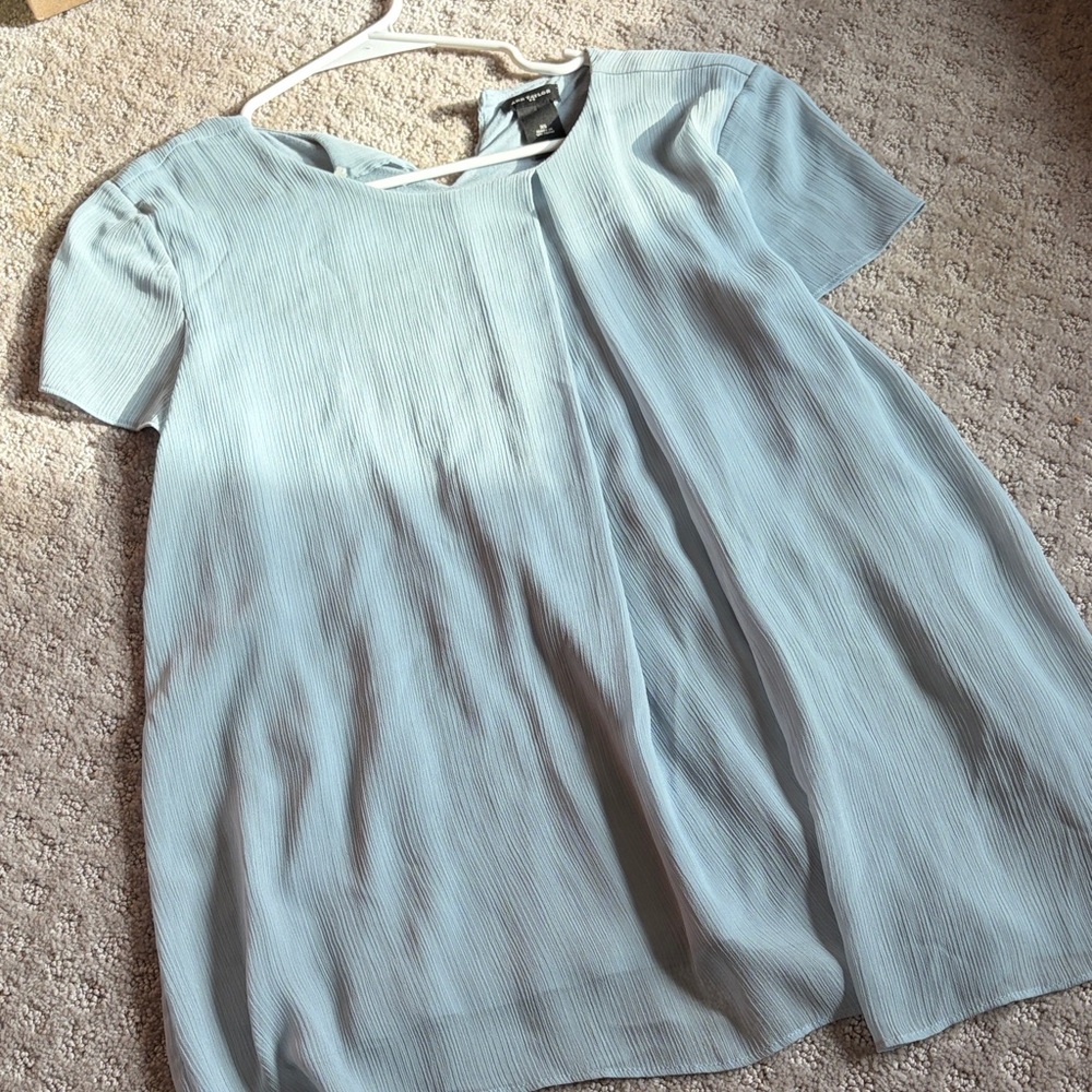 Ann Taylor Soft Blue Blouse